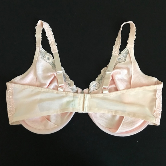 BREEZIES Lace Bra Pink Blush Underwire UltimAir Women’s Plus Size 44DD Size 44E - Picture 8 of 16
